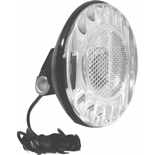 Front dynamo light with rack mount and bulb included