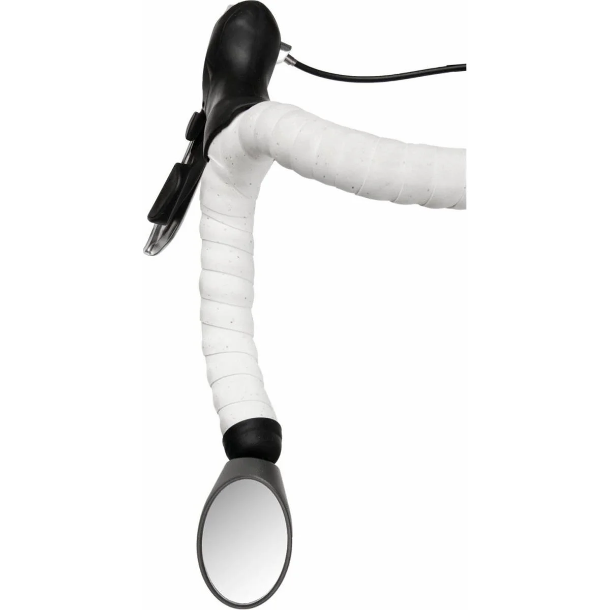 Spy Oval 3D adjustable handlebar mirror with 2 mounts black 2