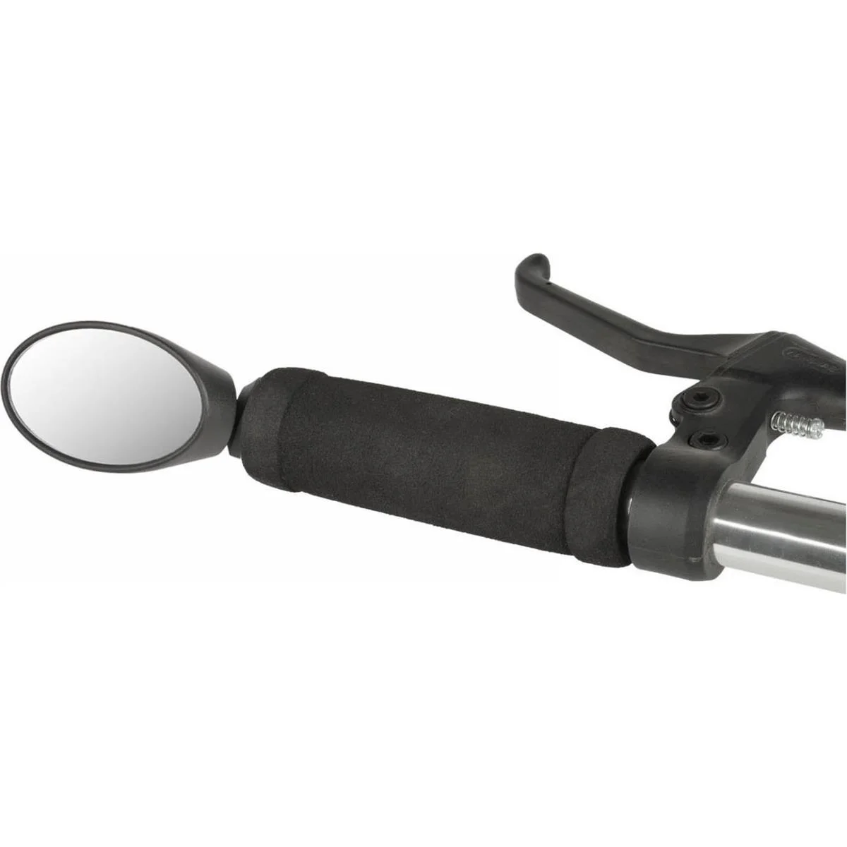Spy Oval 3D adjustable handlebar mirror with 2 mounts black 3