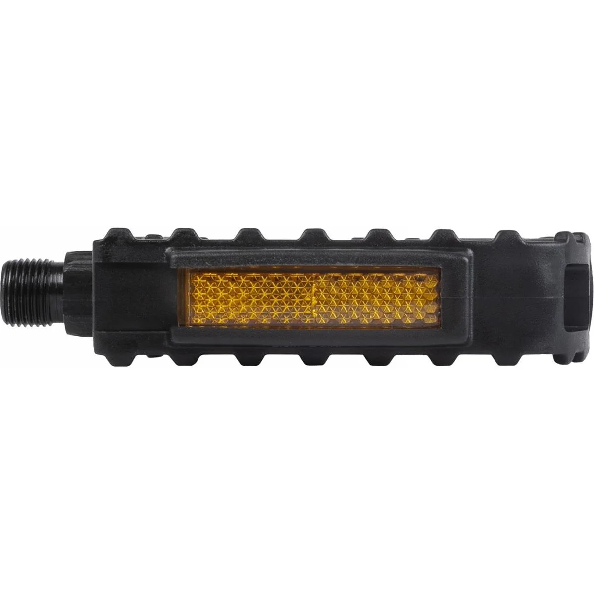 Black plastic MTB pedal slip bearing with reflector 3