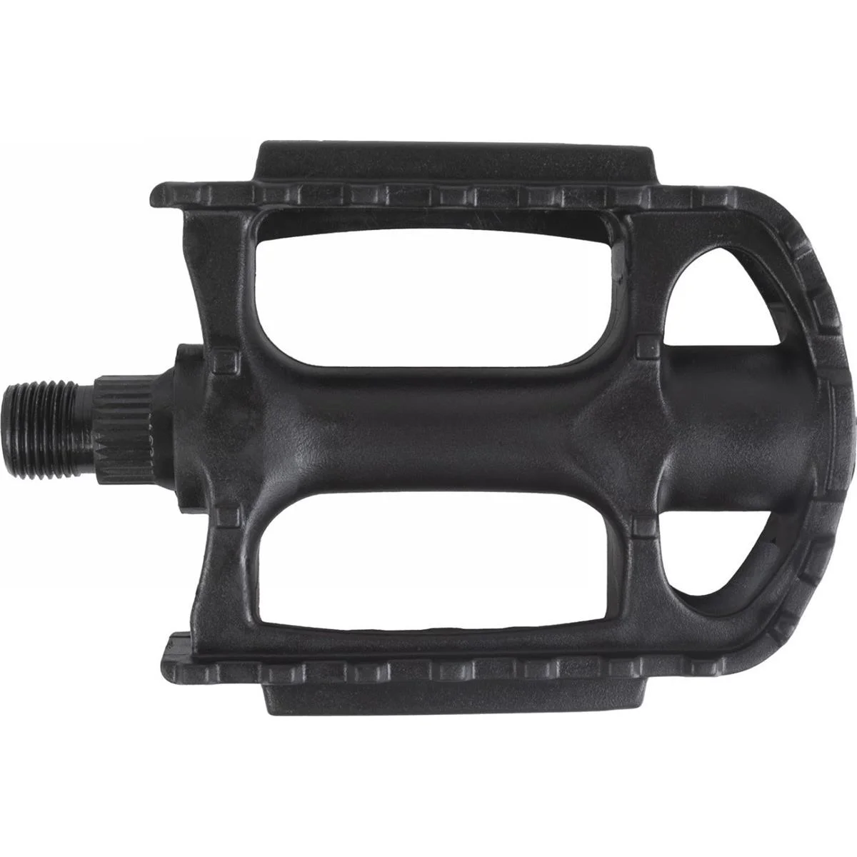 Black plastic MTB pedal slip bearing with reflector 4