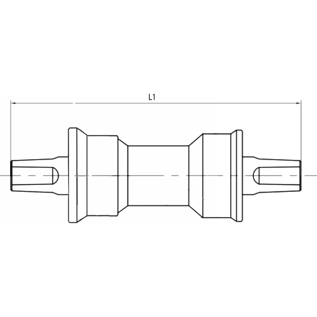 Internal bearing 113 mm for repair compatible with Shimano 2