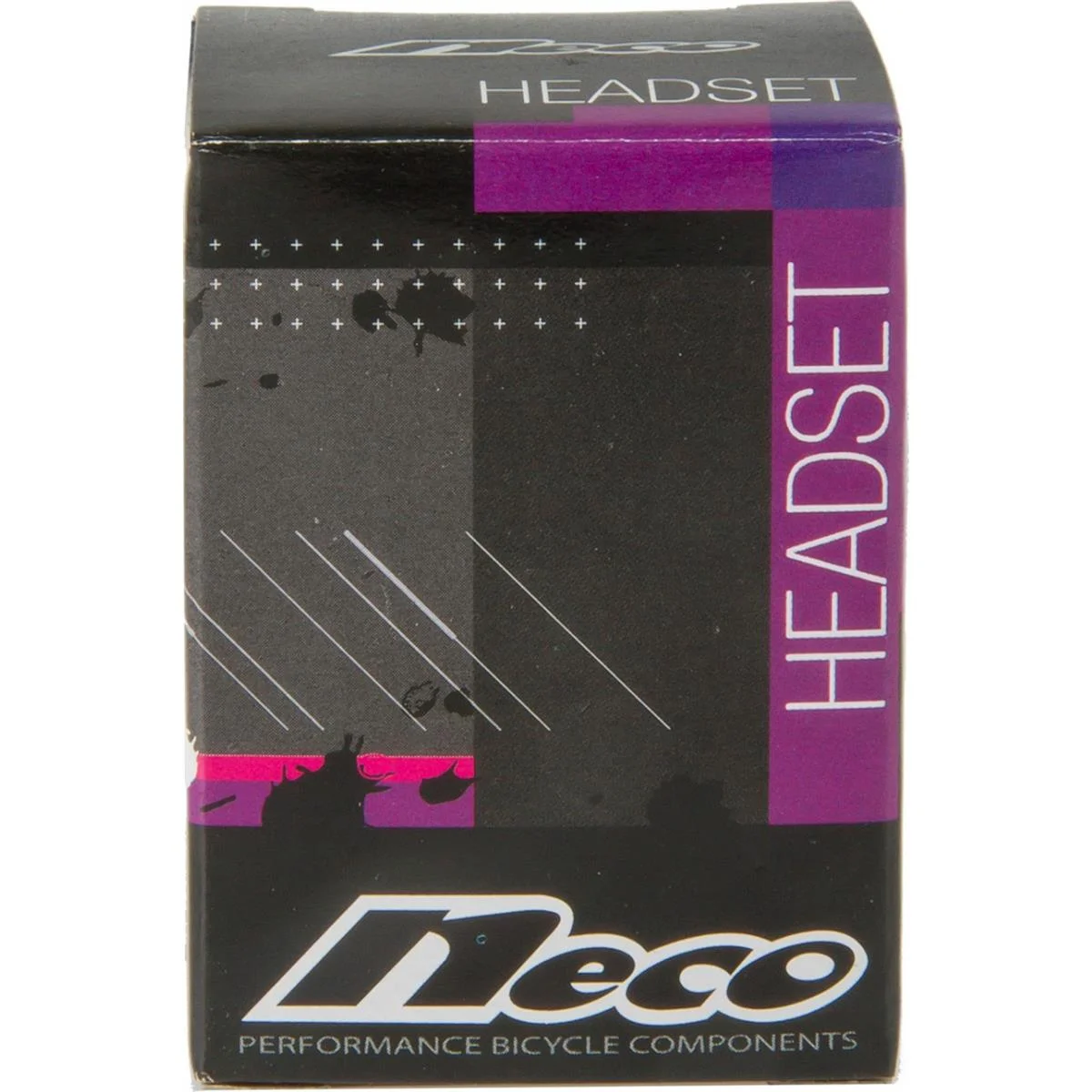 Neco 1" Steel Headset Black Ahead Cups 25.4/30.2/26.4 mm 3