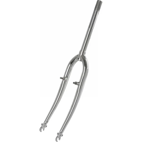 MTB fork 26 chrome with rack mounts 1' 22.2 mm steerer 26.4 mm cone
