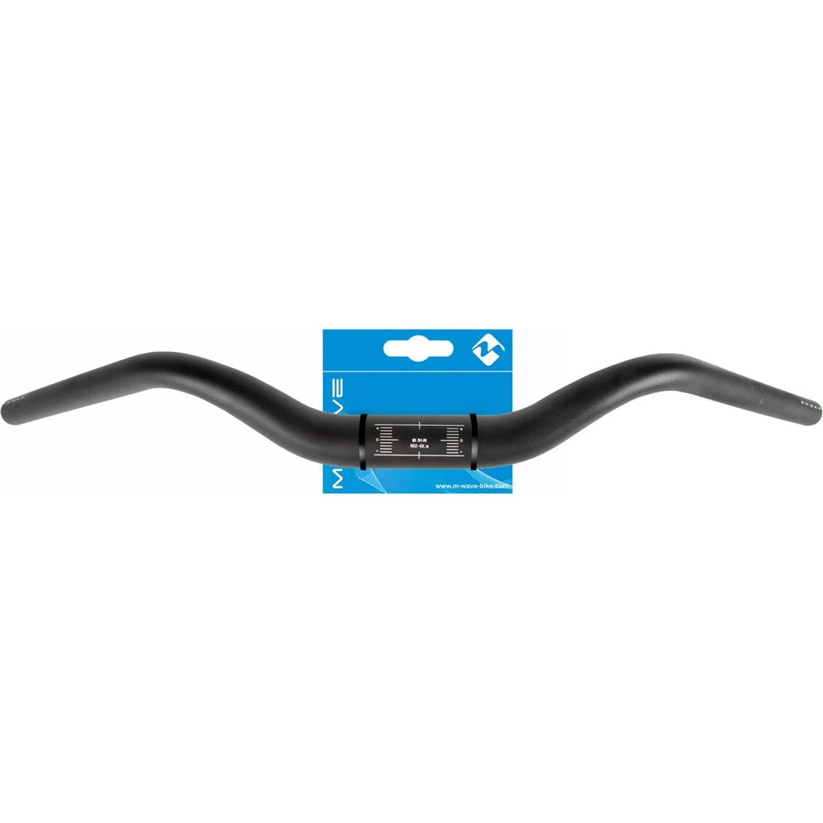 E‑Trekking handlebar HB‑C2.1 aluminum 640 mm rise 38 mm black 2