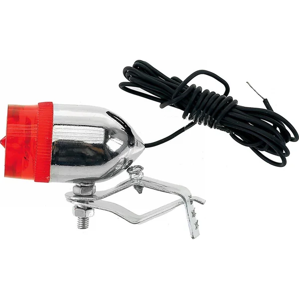 Chrome Rear Light Dynamo 6V 0.5W with 160 cm Cable