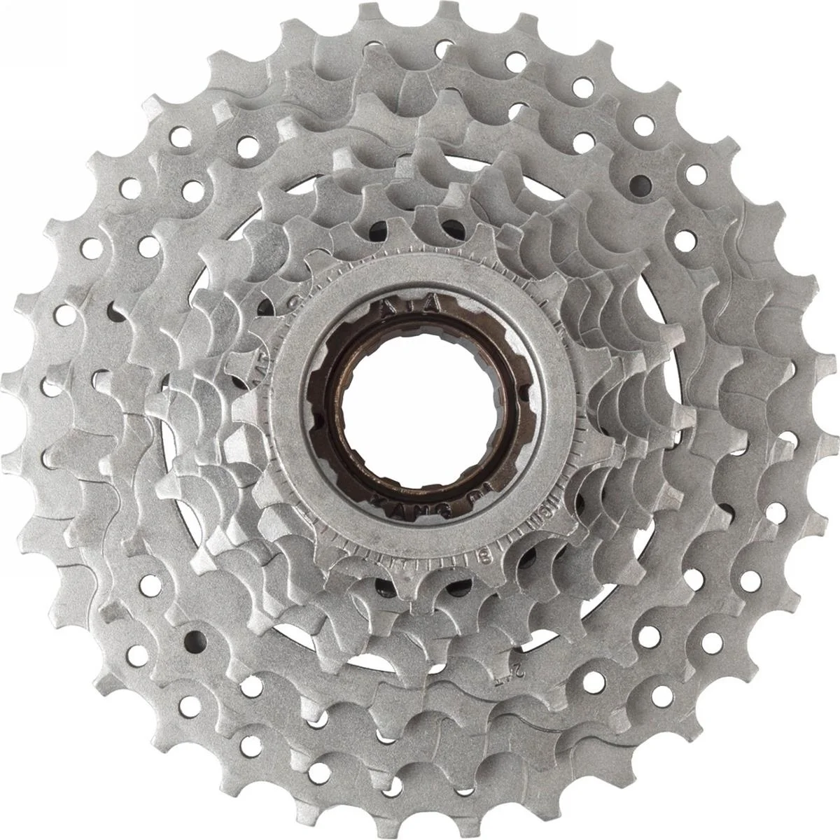 Ventura screw-on cassette 8 speed 13-32 teeth steel silver 2
