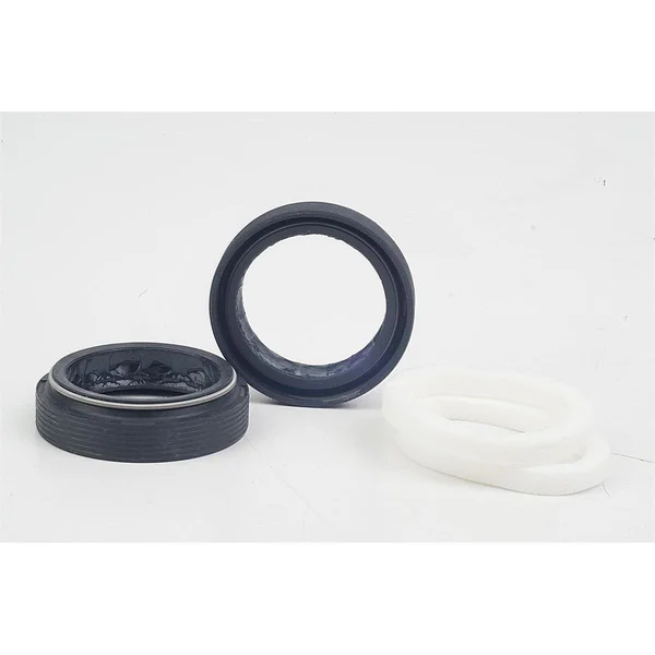 35 mm Low Friction Fork Dust Seal Kit Black with Foam Rings 2 Pack