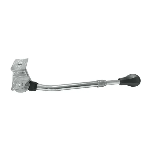 Adjustable side kickstand steel 26"-28" silver finish