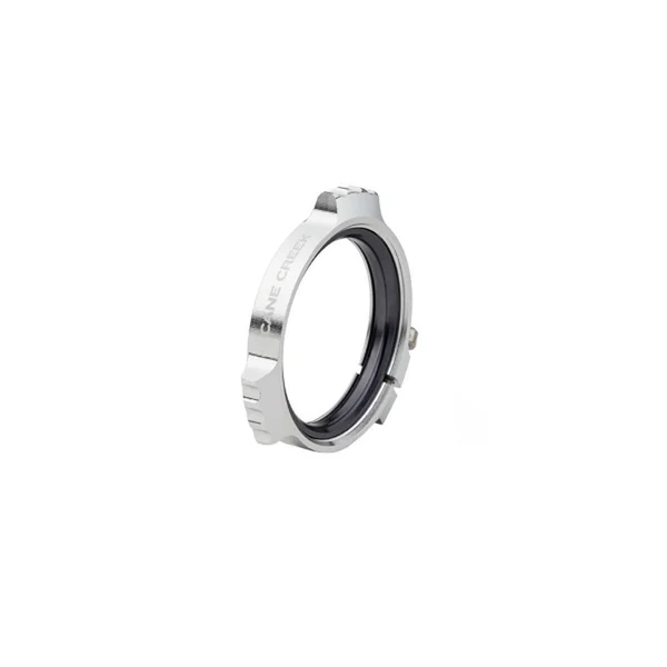Silver aluminum preload ring for EEWings and SRAM cranks