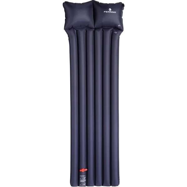 6-tube inflatable mattress with pillow and pump 180x50 cm