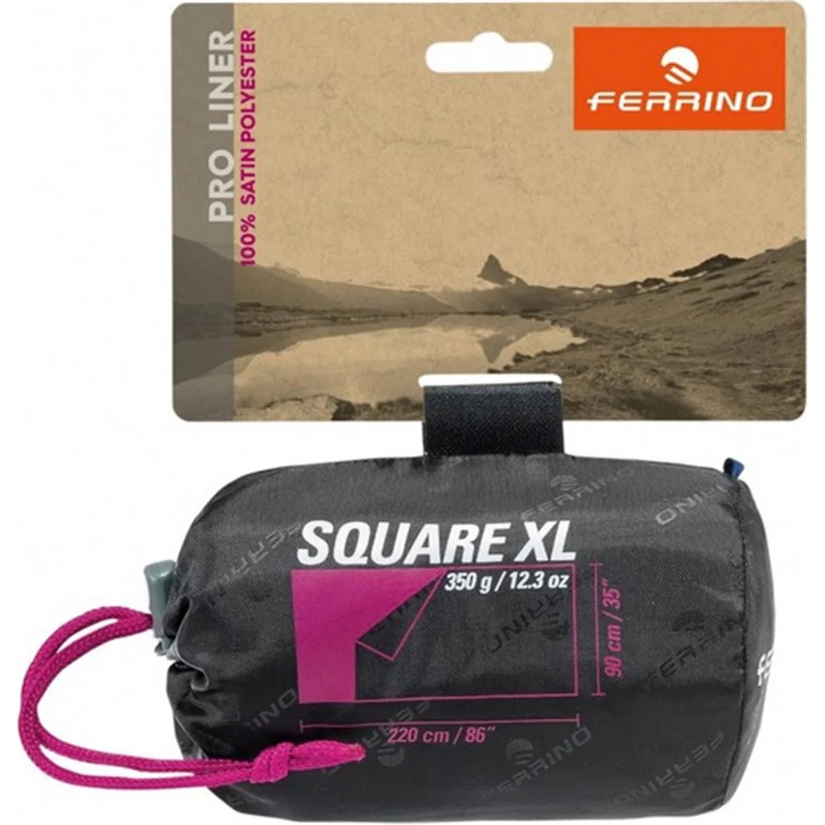 Pro Liner XL Sheet Bag 220x90 cm Blue - Dimensioni 220 x 90 cm 2