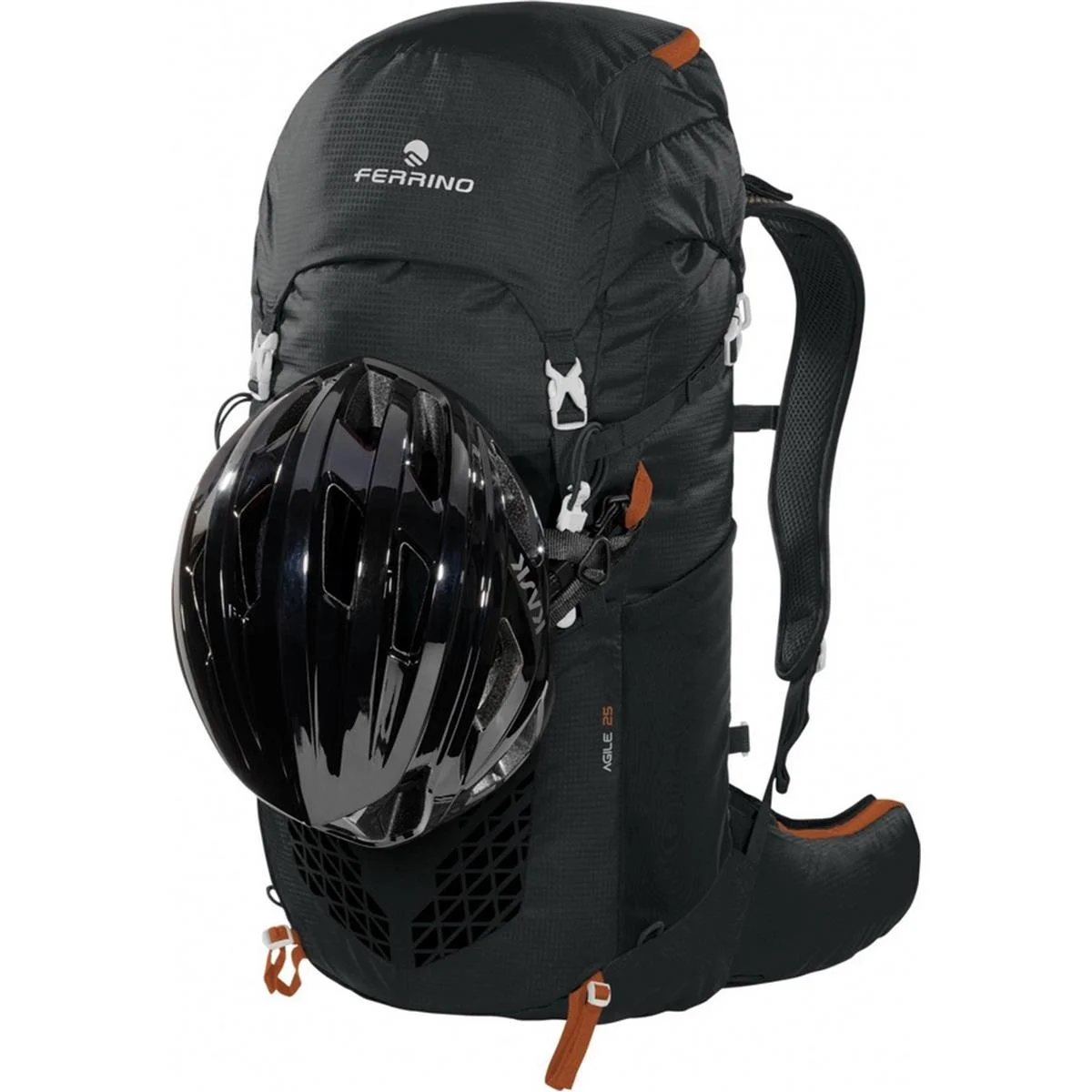 Rygsæk Agile 25L Sort Trekking Hollow Back Genanvendt Polyester - Color Nero 4