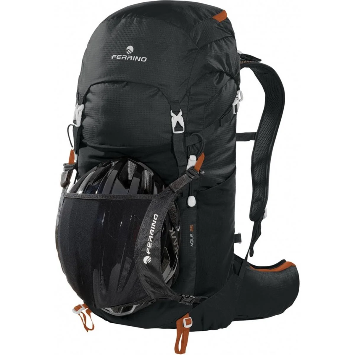 Rygsæk Agile 25L Sort Trekking Hollow Back Genanvendt Polyester - Color Nero 5