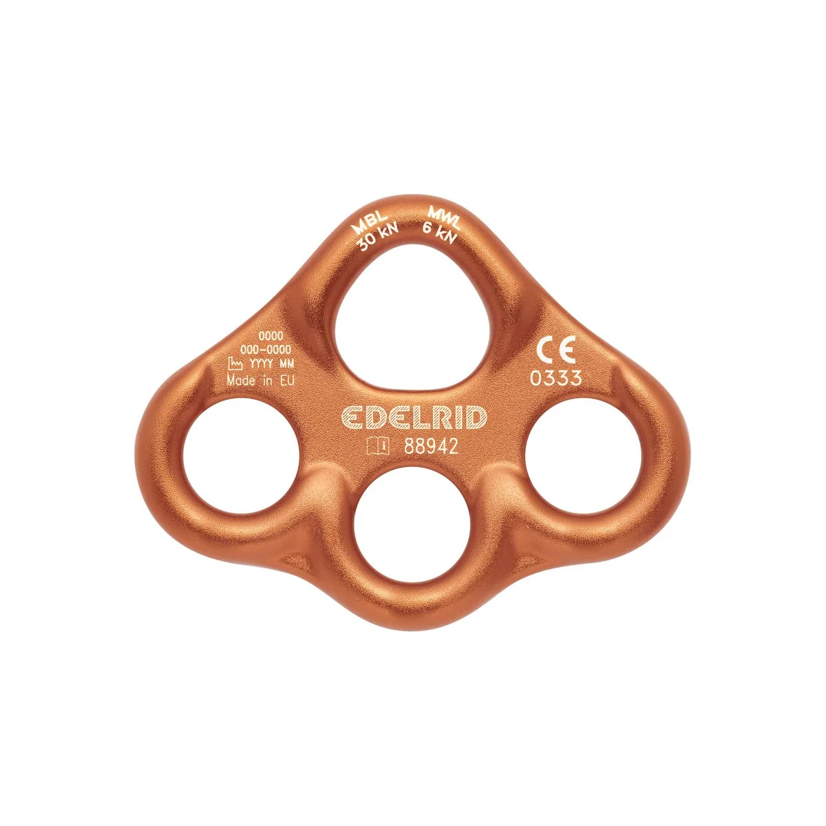 Mini Rig piastra di ancoraggio in alluminio 36 kN