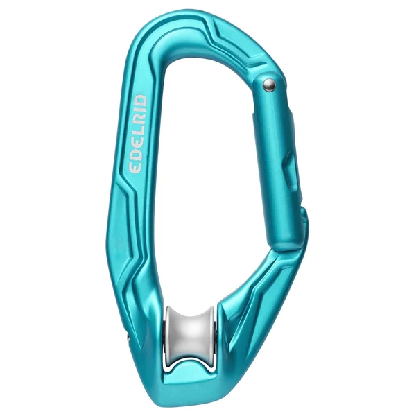 Axiom carabiner with integrated pulley