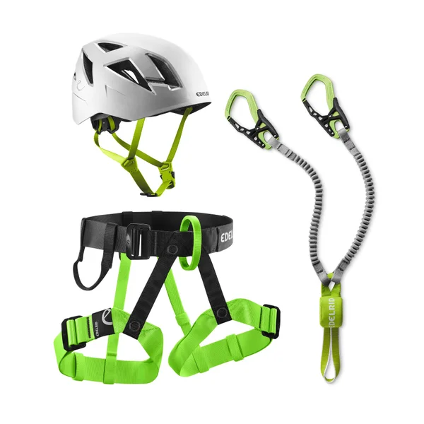 Joker Kit IV via ferrata set with harness lanyard and helmet