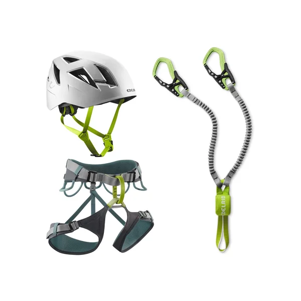 Skye Kit via ferrata set with SKYE harness CABLE KIT lanyard and ZODIAC helmet