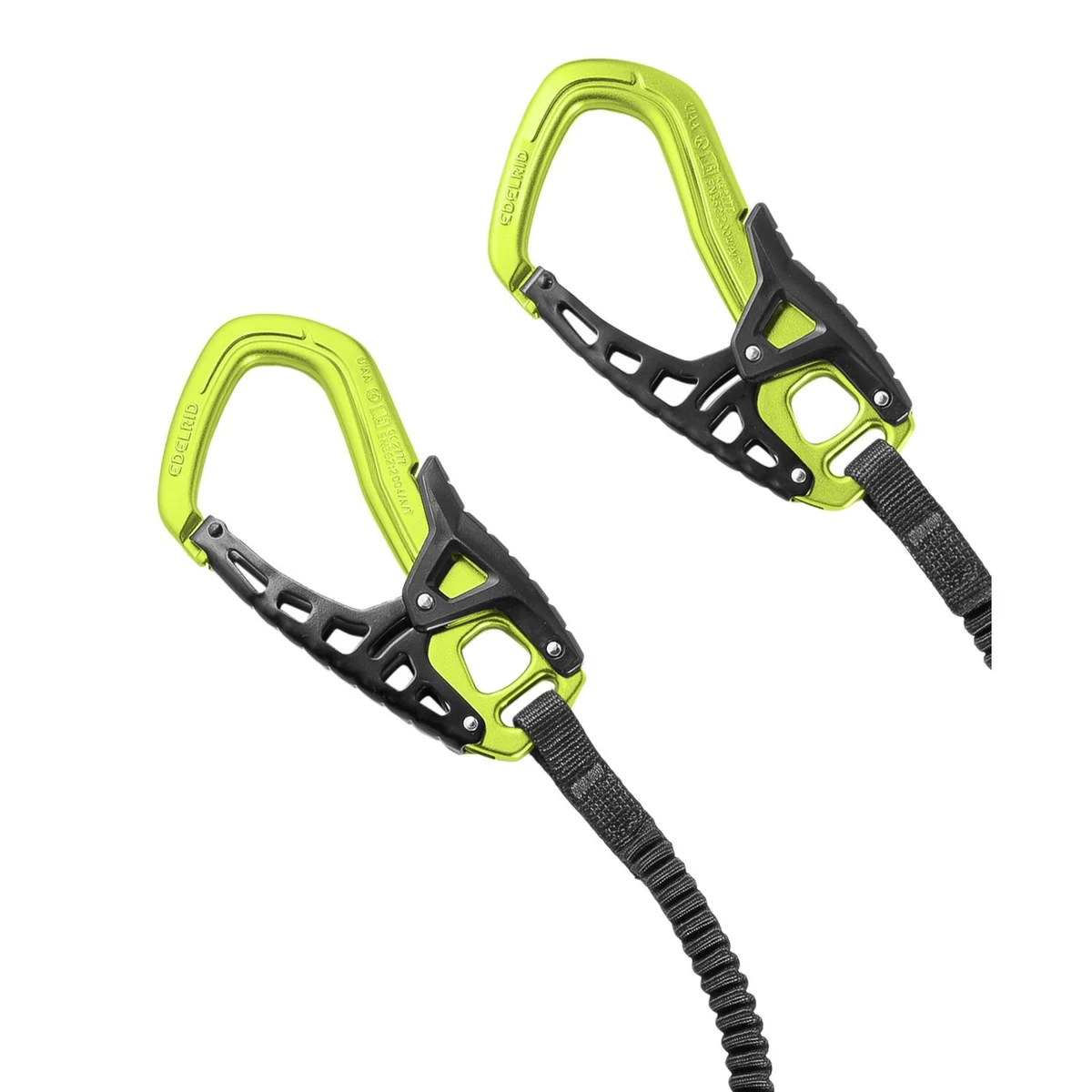 Via ferrata set Cable Comfort Tri with energy absorber and OneTouch II carabiners 2