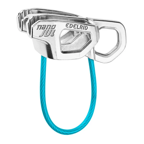 Nano Jul steel belay device for thin ropes 7.1–8.9 mm
