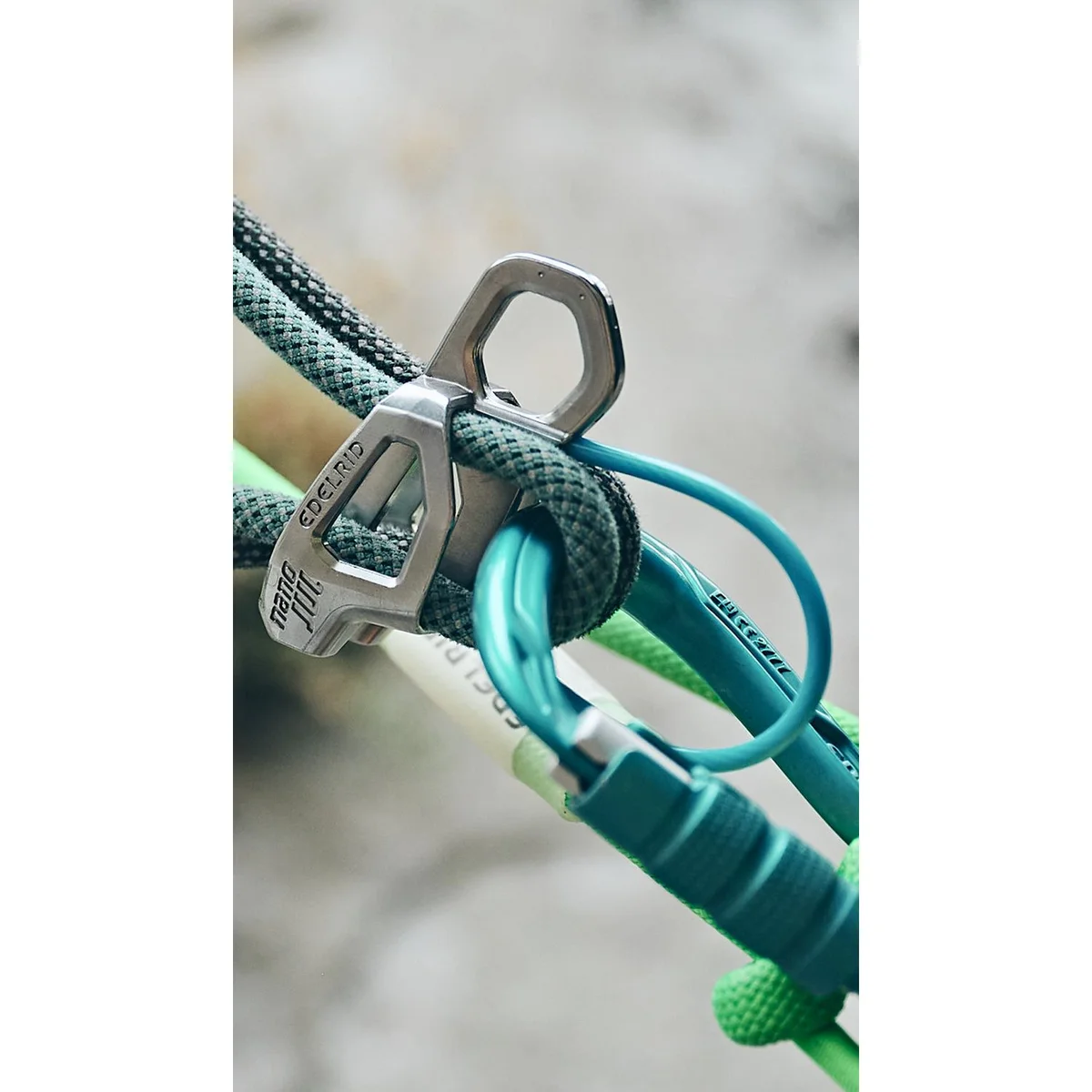 Nano Jul steel belay device for thin ropes 7.1–8.9 mm 3