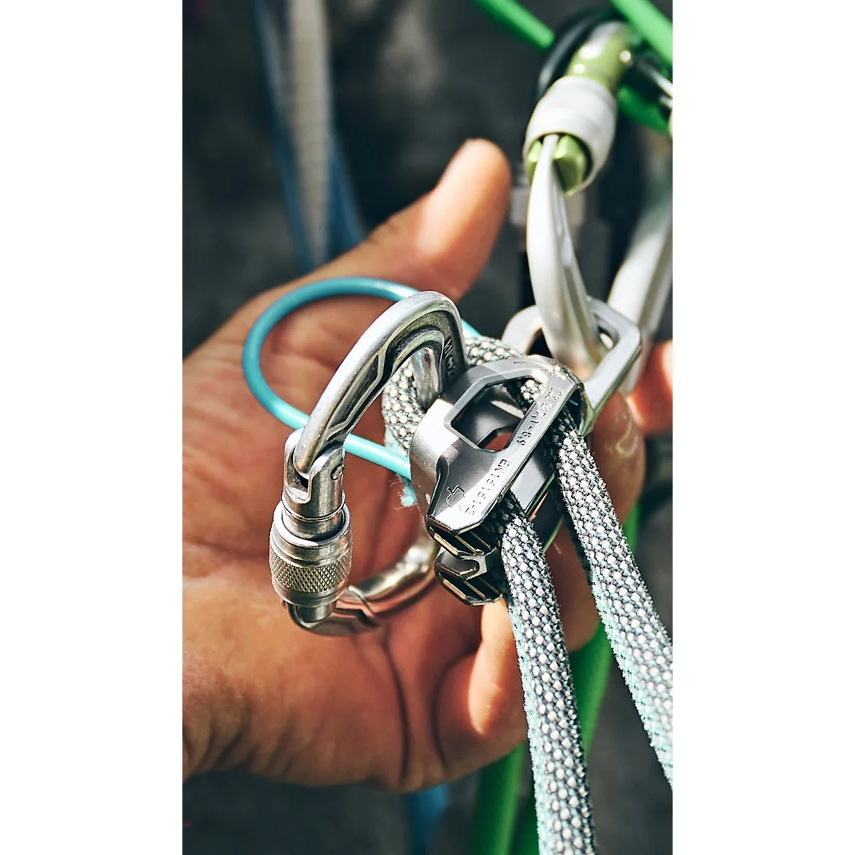 Nano Jul steel belay device for thin ropes 7.1–8.9 mm 5