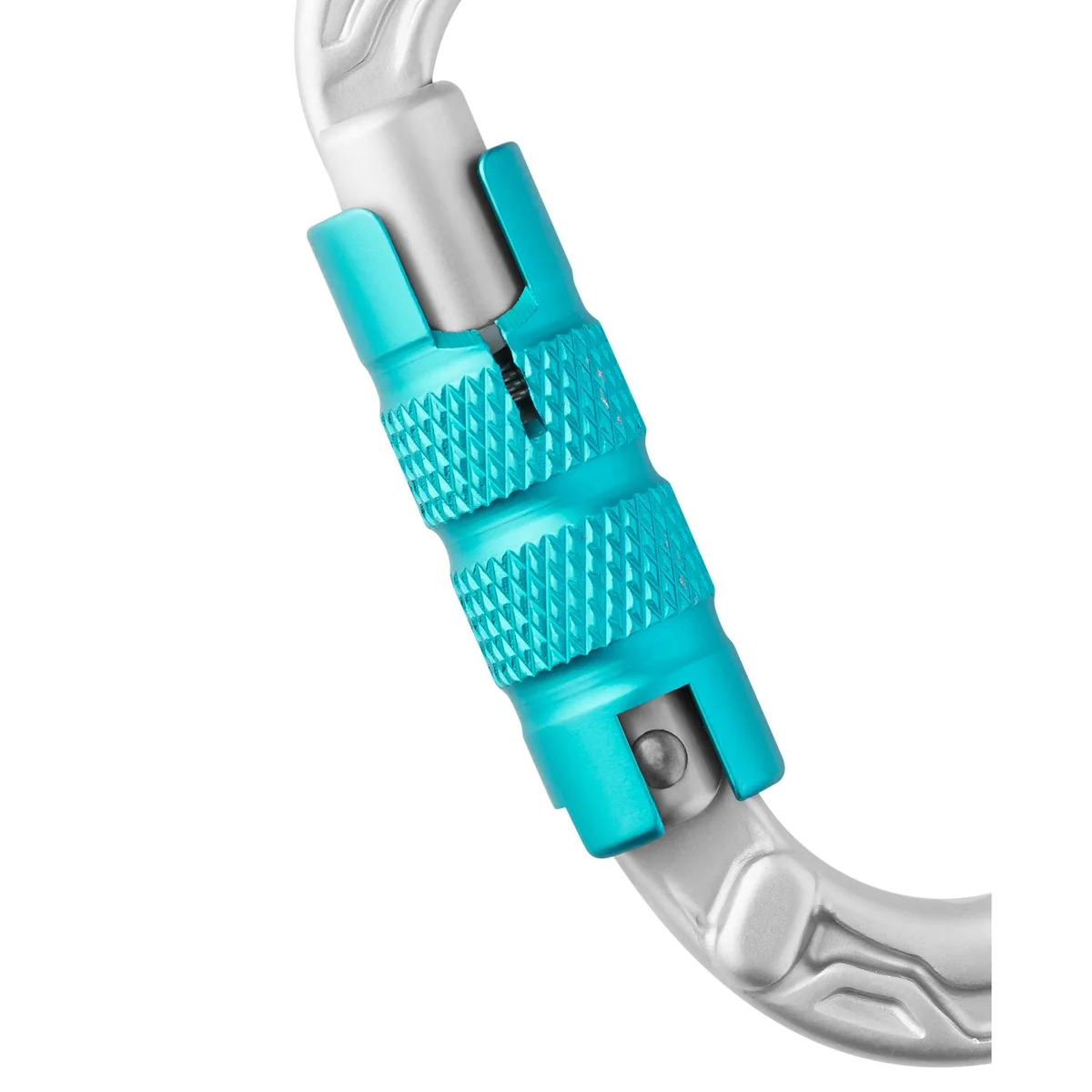 HMS Bullet Triple Triple Lock carabiner - Color Silver 2