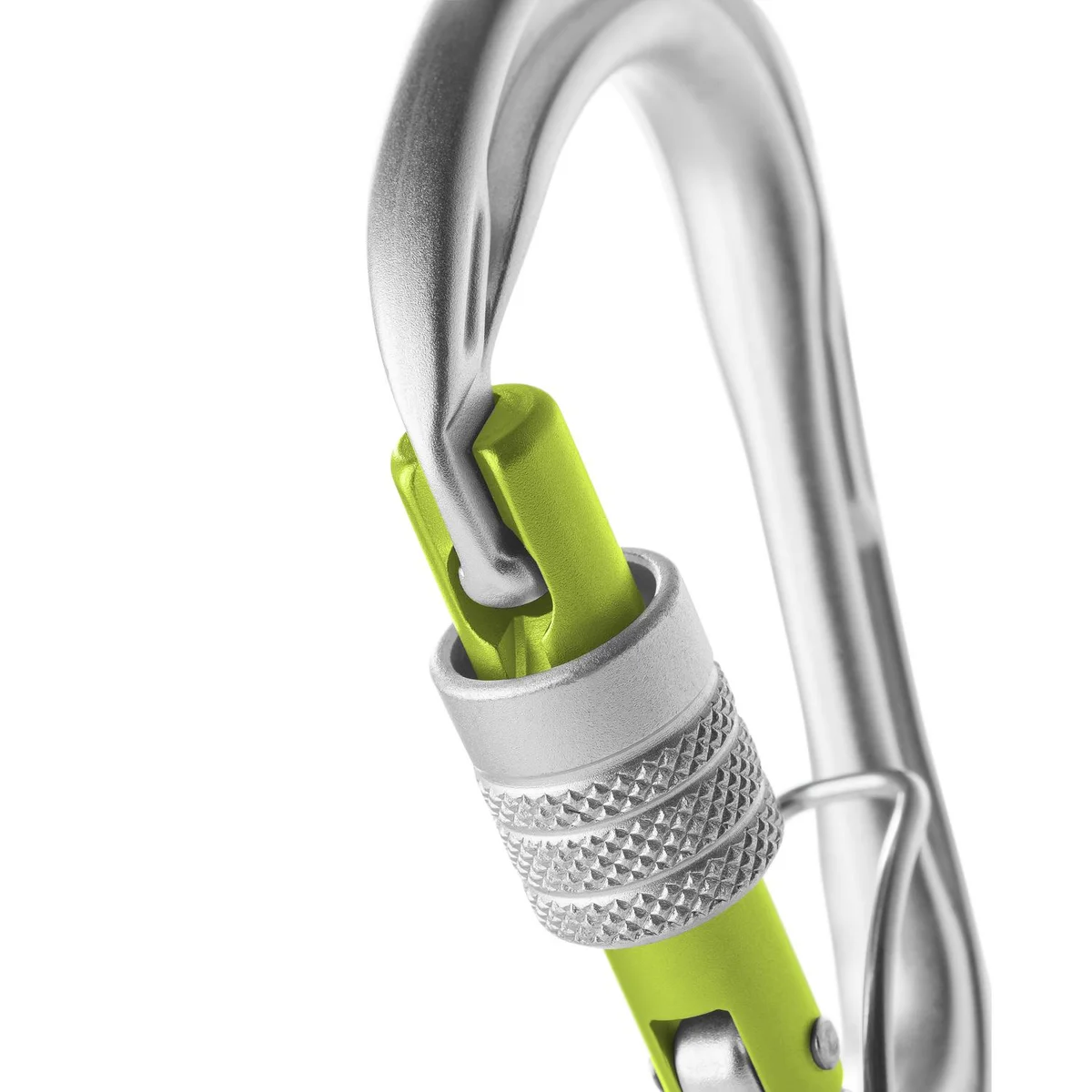 HMS Strike Screw FG II screw gate carabiner with spring bar 2
