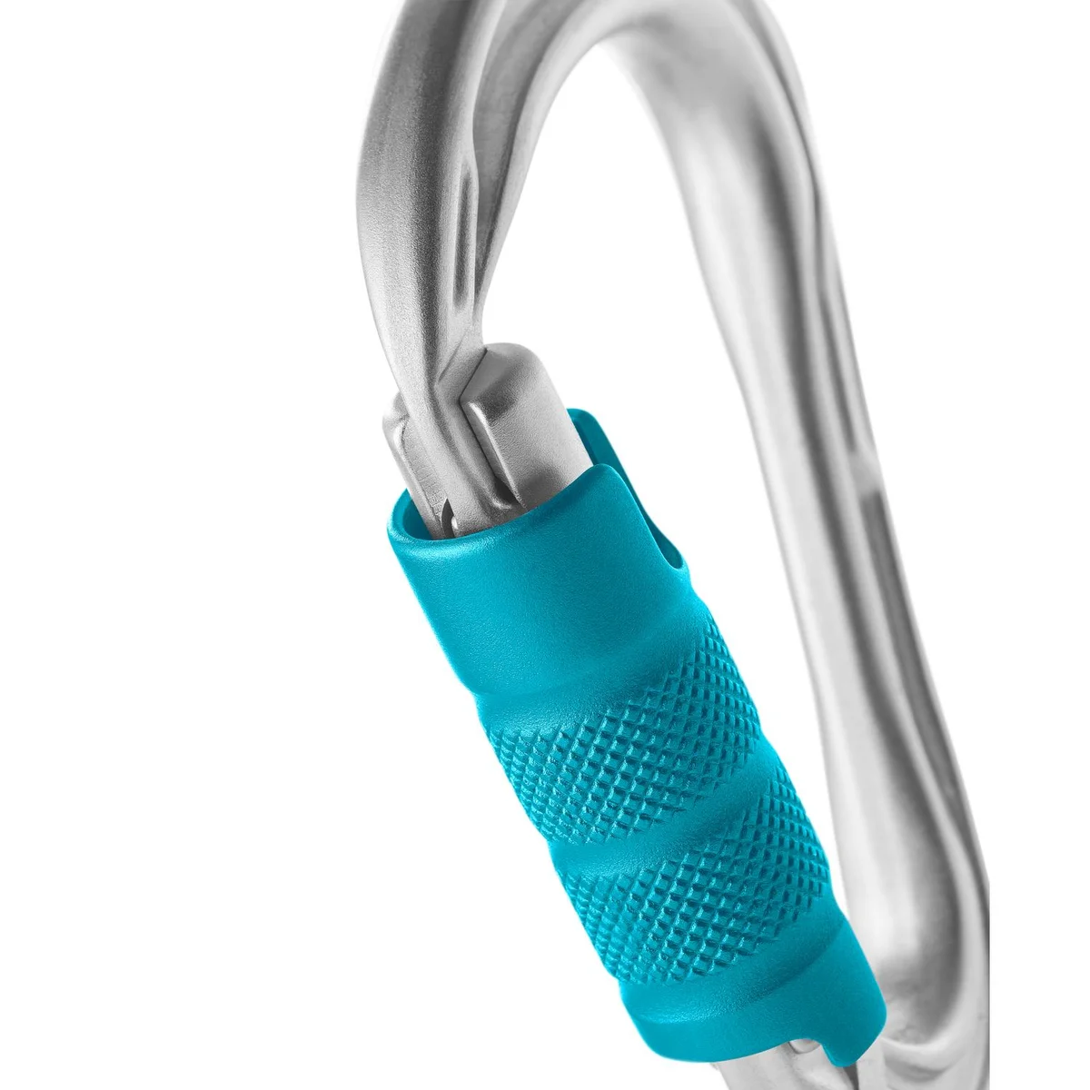 HMS Strike Triple II carabiner with triple lock - Color Silver 2