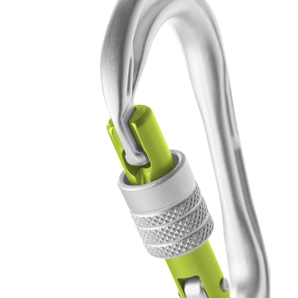 HMS Strike Screw II screwlock carabiner - Color Silver 2
