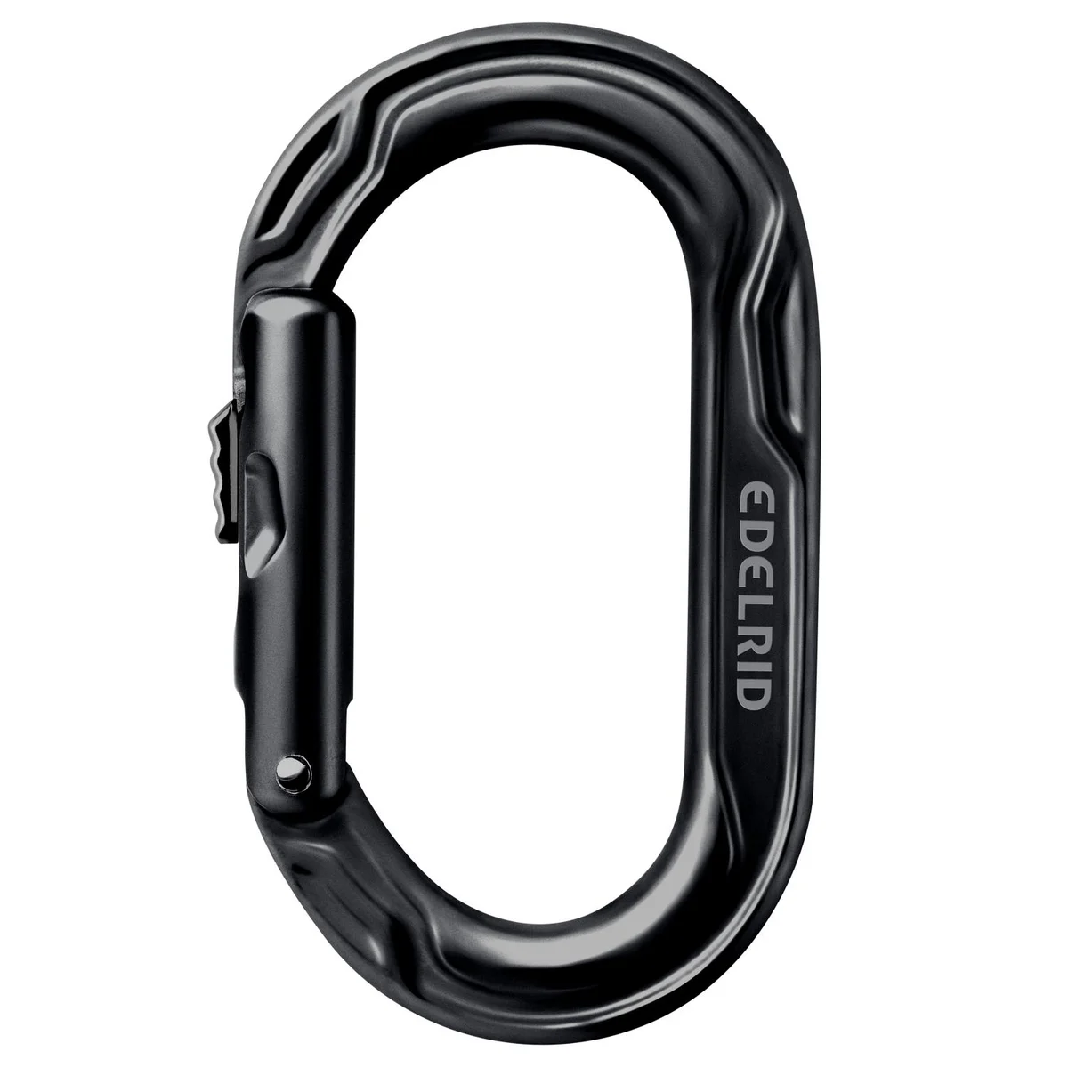 Kiwi Slider oval aluminium carabiner with slider lock - Colore Anthracite 069 4