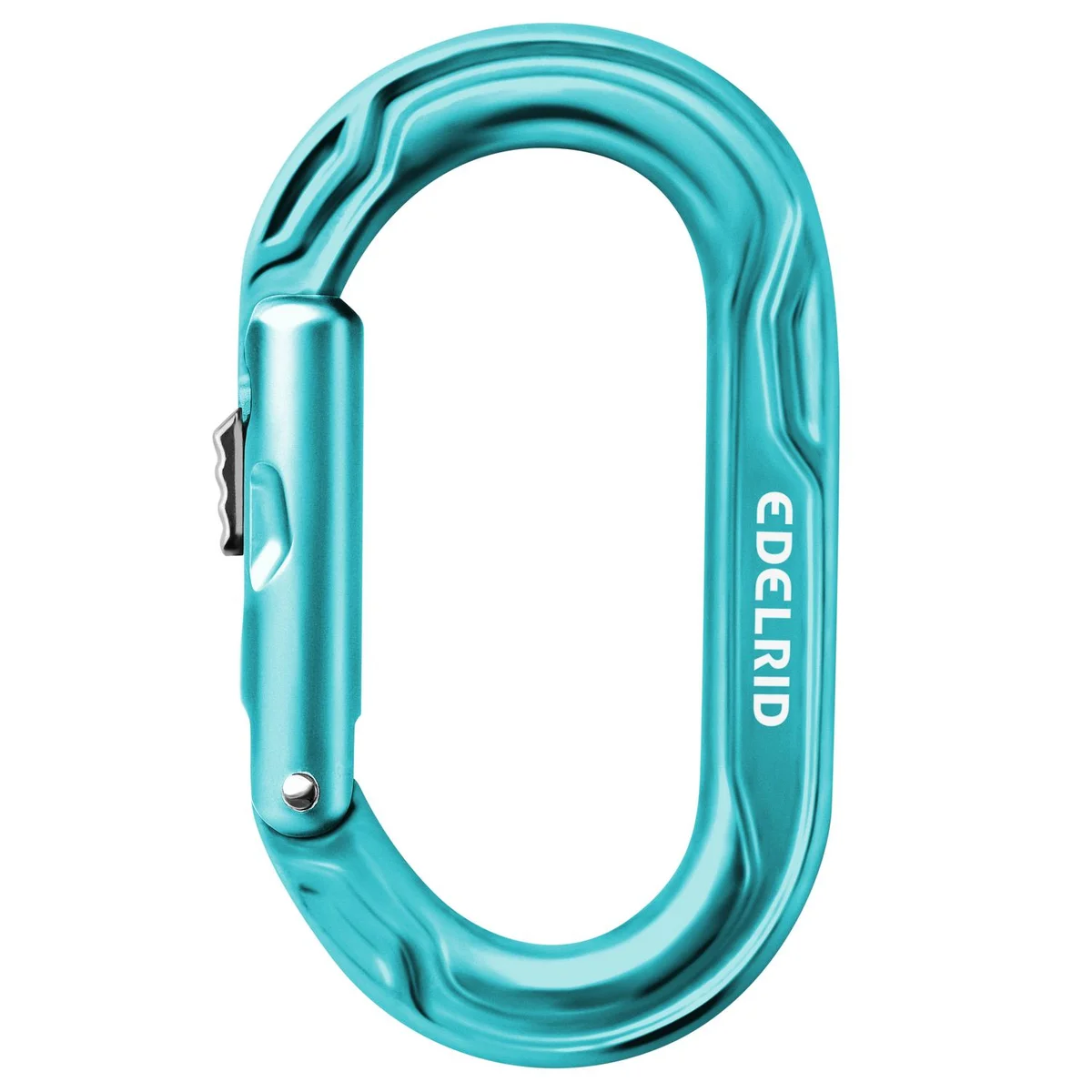 Kiwi Slider oval aluminium carabiner with slider lock - Color Icemint 329 4
