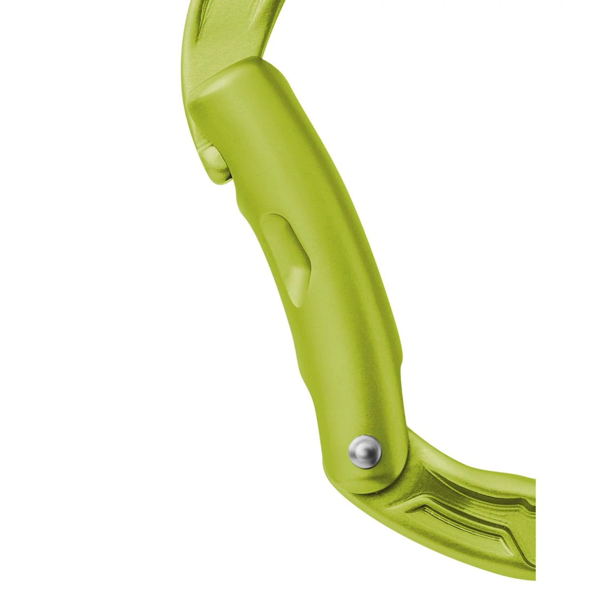 Mission Bent carabiner with bent gate in aluminium - Color Oasis 138 2