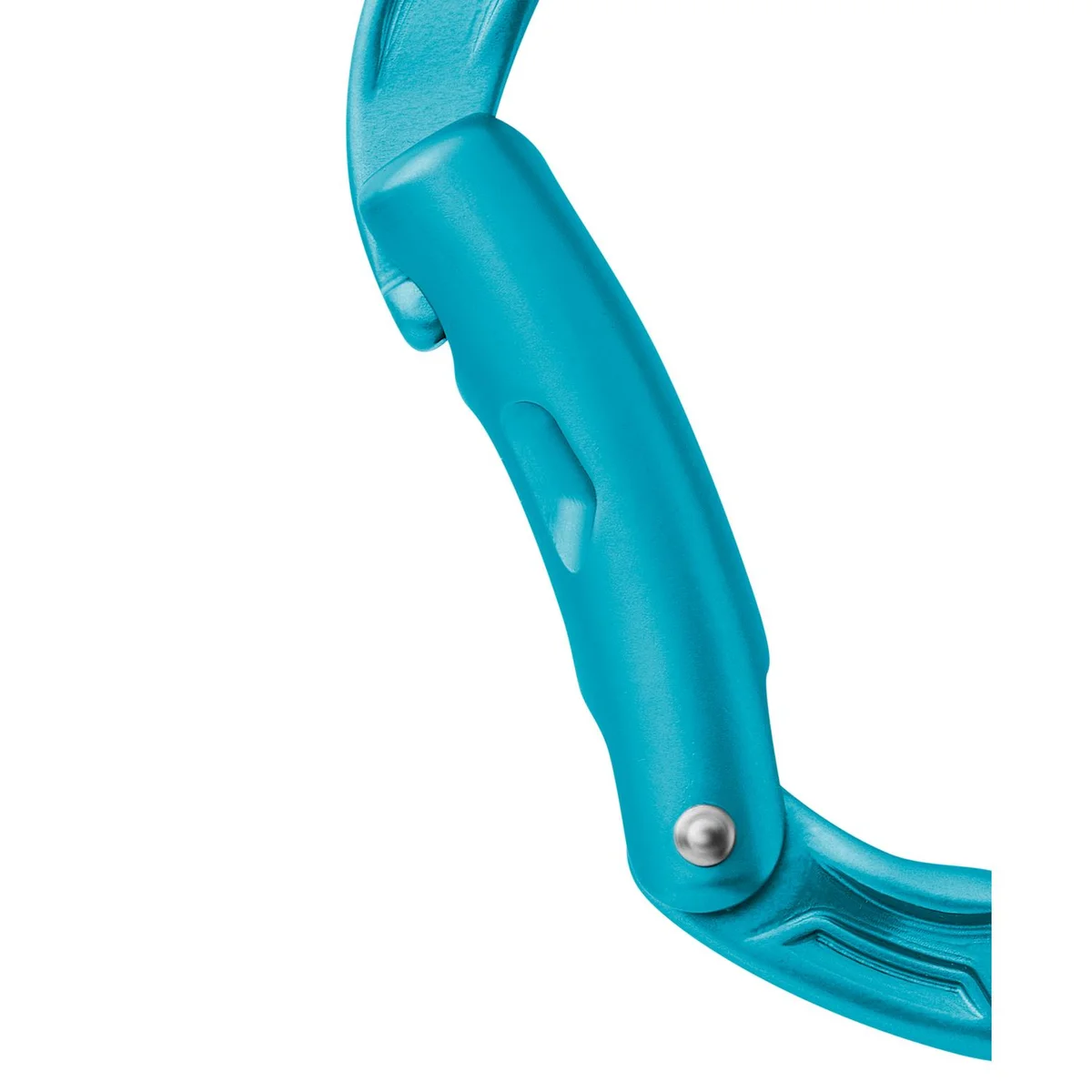 Mission Bent carabiner with bent gate in aluminium - Color Icemint 329 2