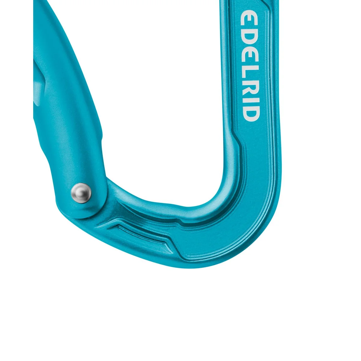 Mission Bent carabiner with bent gate in aluminium - Color Icemint 329 3