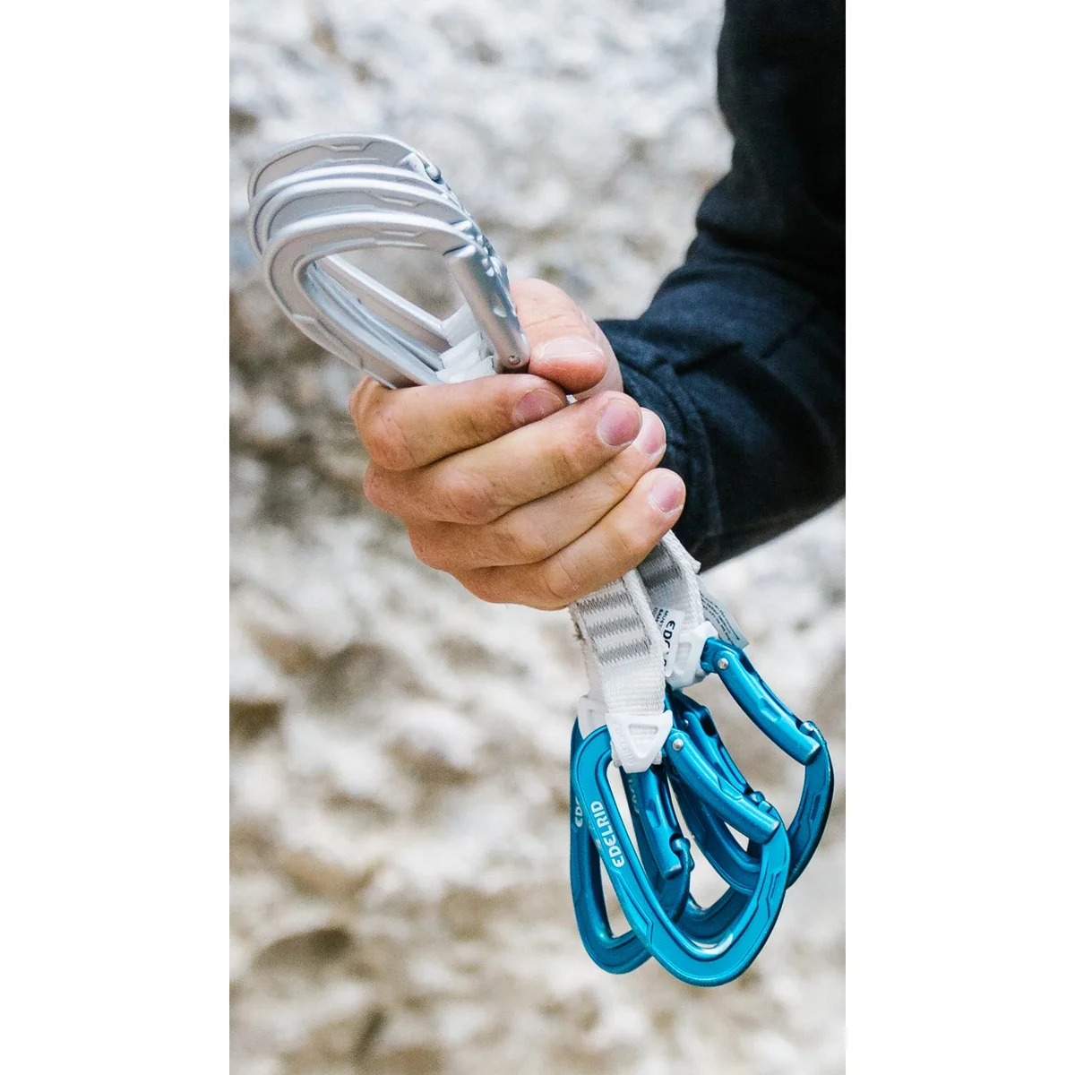 Mission Set II ultralight quickdraw set for alpine and trad climbing 3