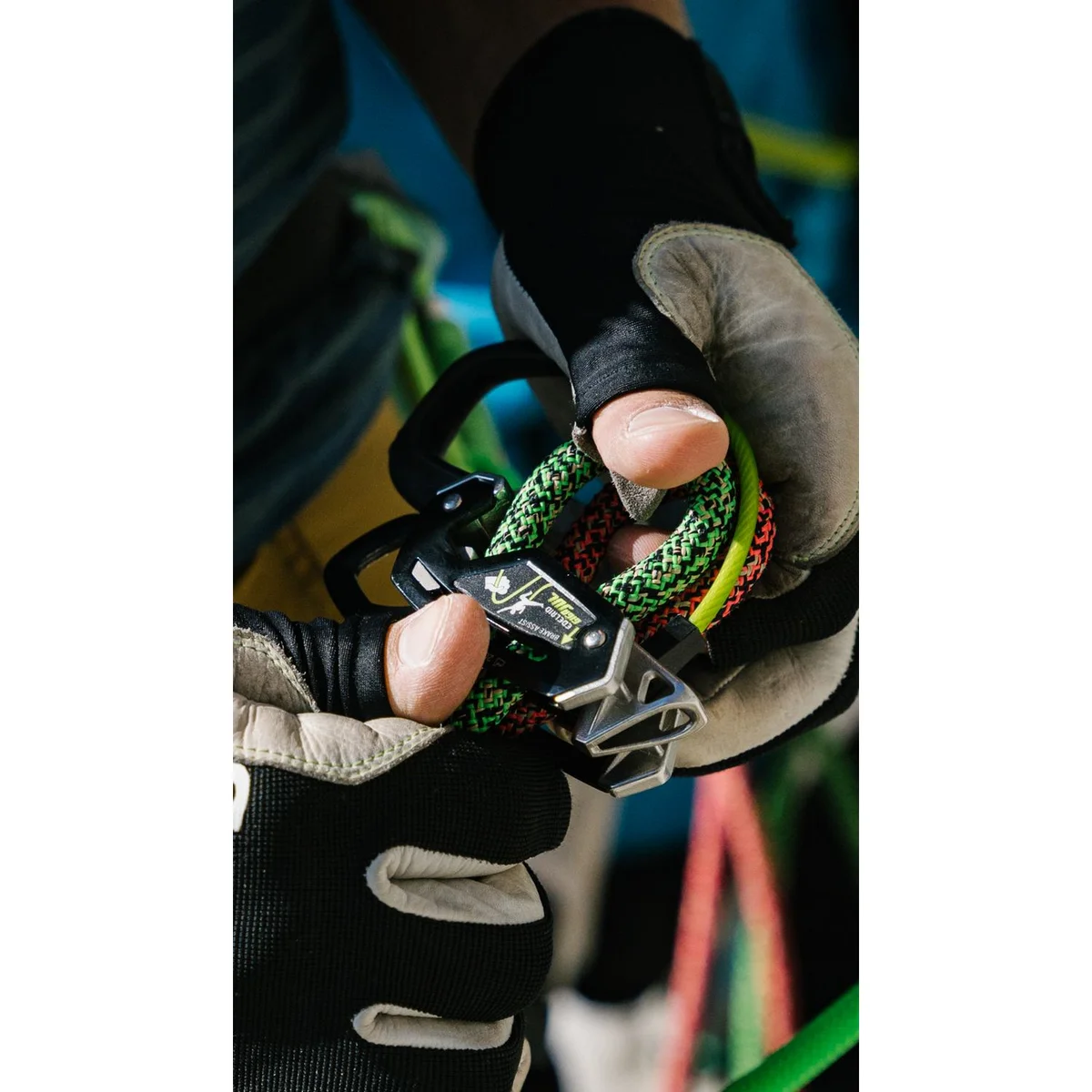 Giga Jul belay tuber with assisted braking 7.1–10 mm 5