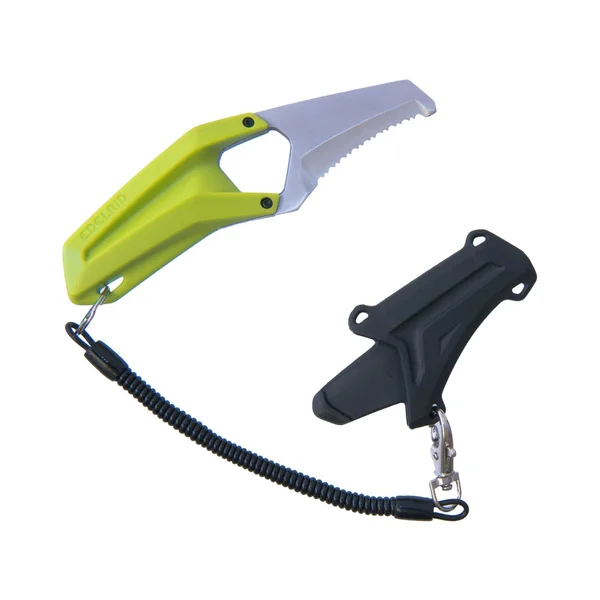Rescue canyoning knife for ropes and webbing