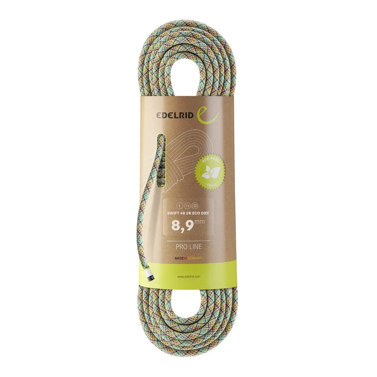 Swift 48 2R Eco Dry 8.9 mm dynamic rope - Length 50 m 2