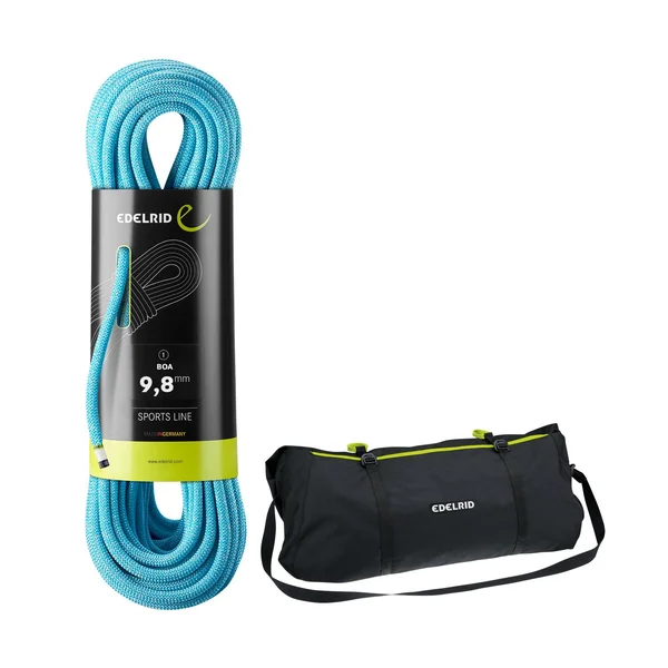 Boa 9.8 mm dynamic rope with rope bag liner