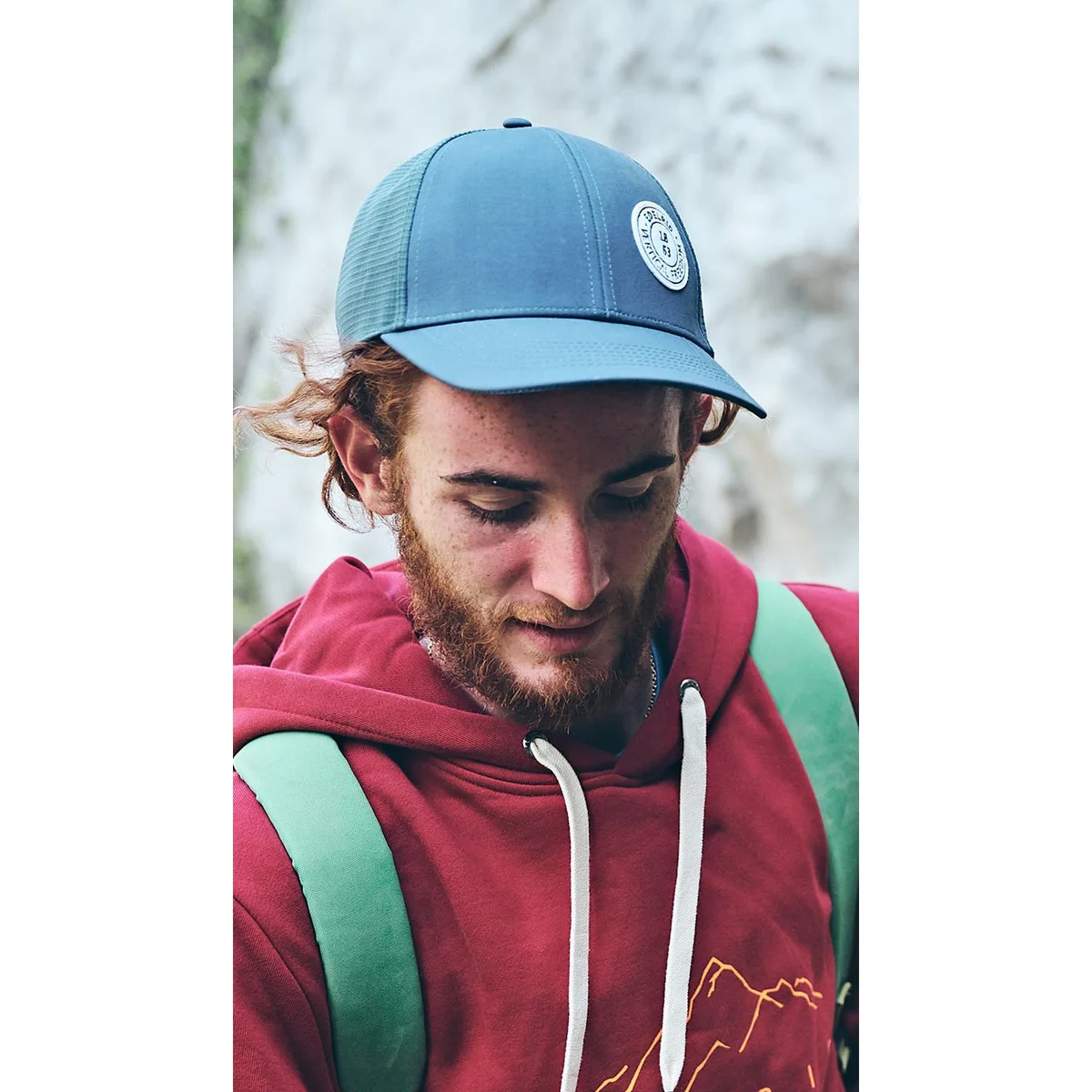 Face Cap 6-panel trucker cap - Colore Anthracite 3