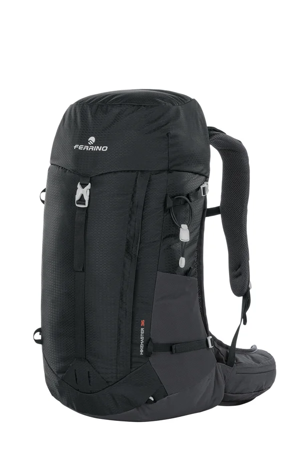 HIKEMASTER 36L Hiking Backpack Nylon Black Dry Net System