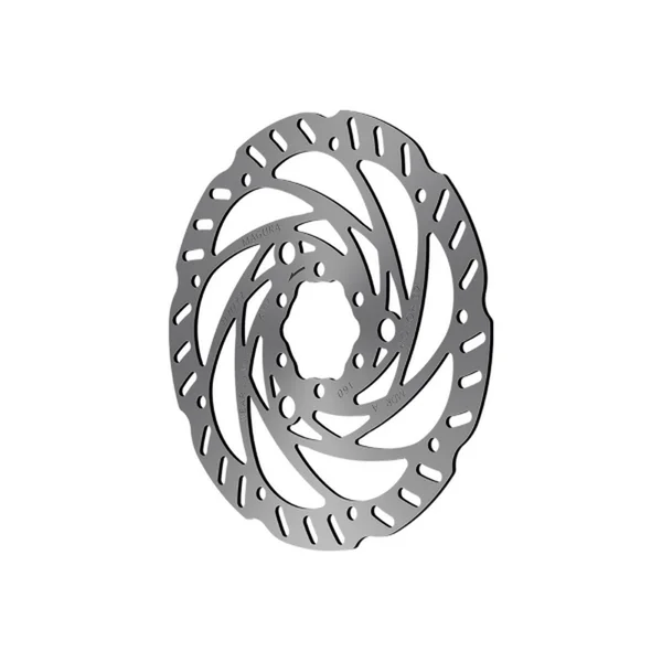 MDR-A brake rotor 160 mm 6‑bolt stainless silver compatible with MT A