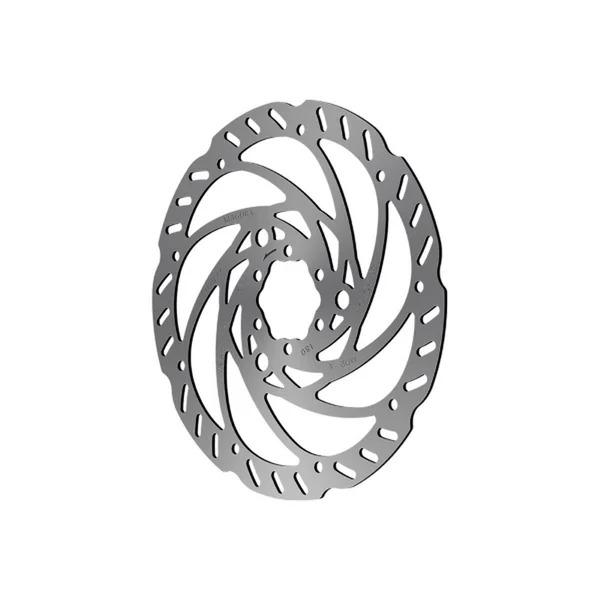 MDR-A brake rotor 180 mm 6 bolt silver