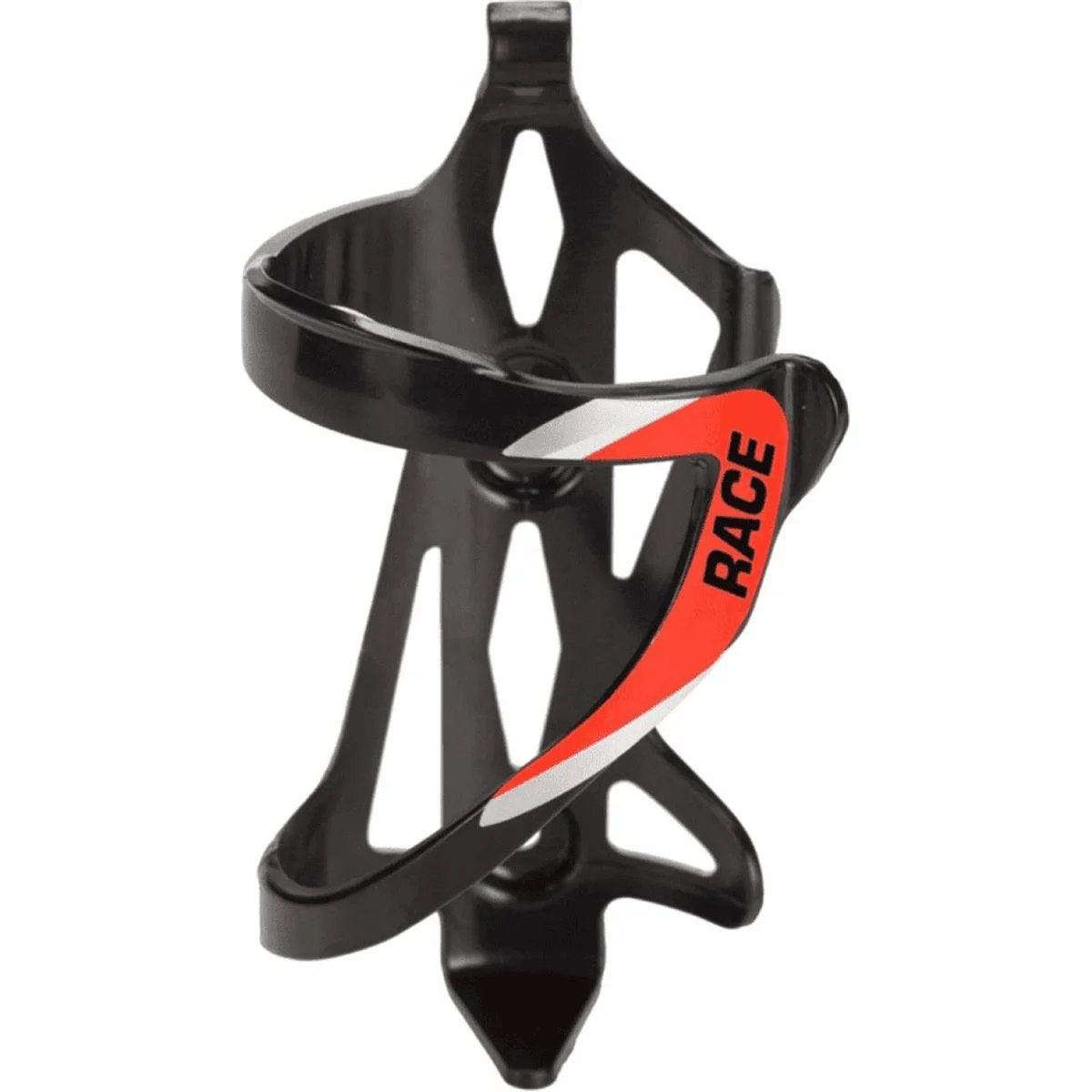 Race bottle cage black polycarbonate ABS lightweight 2