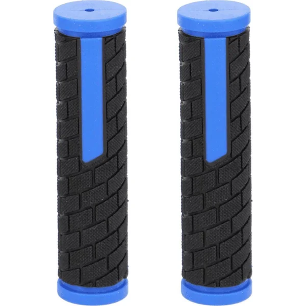 MTB Grips 128 mm Black Blue Rubber