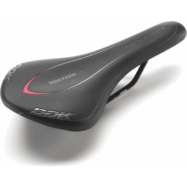 DDk 9009 Lightweight Saddle MTB and Road 250g Black Red