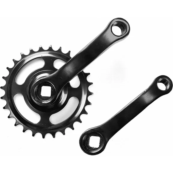 Steel Chainset 28T Square Spindle 102mm Single Speed