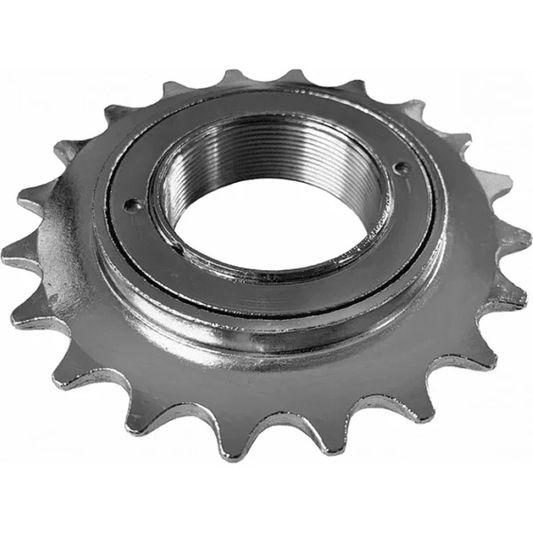 Roue libre chromée 20 dents mono vitesse avec billes