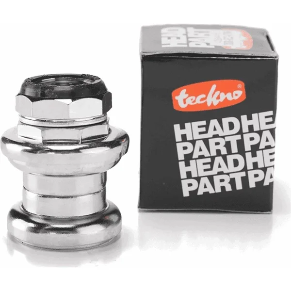 Threaded chrome headset 1 inch 25.4mm internal 27mm